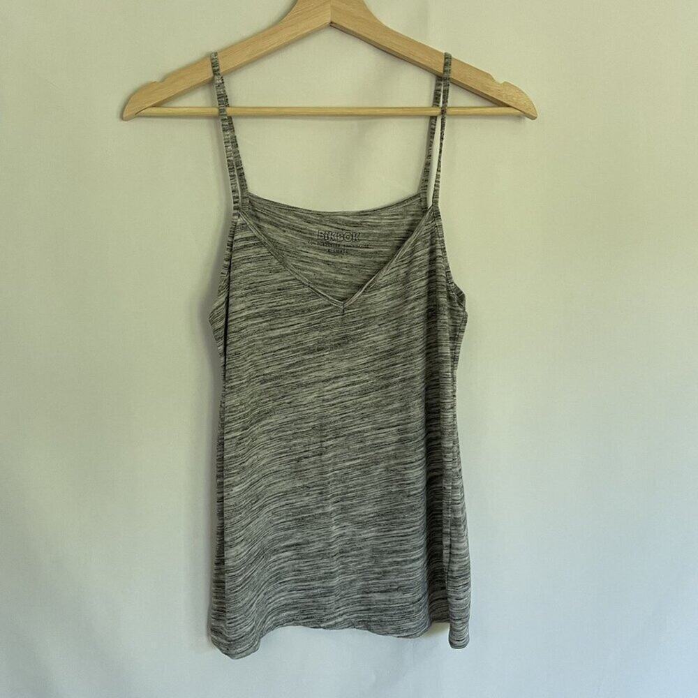 Bikbok XS gray camisole spaghetti strap tank top v-neck lightweight summer top